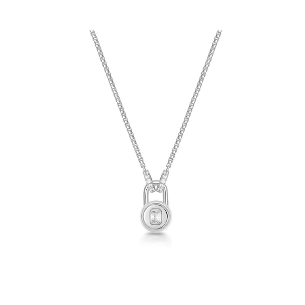 Linked Locket Dangle Necklace