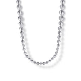 Sterling Silver Bujukan Brush Beads Chain Necklace