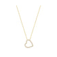 S/S Gold Heart Necklace - Ania