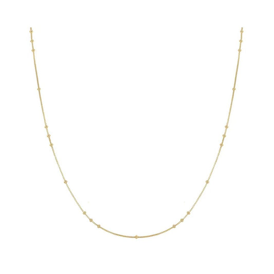 Mini Bead Station Necklace