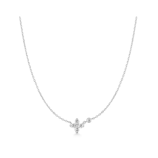 Sparkling Lucky Clover Necklace