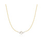 Shell Pearl Cluster Necklace