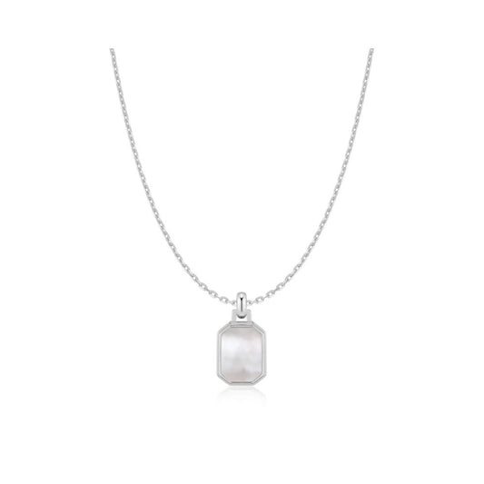 Square Mother-of-Pearl Necklace