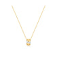 Puffed Rivulet Pave Necklace