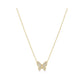 Butterfly Pave Necklace