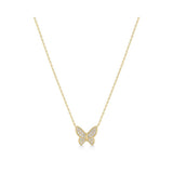 Butterfly Pave Necklace