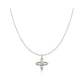 Mint Green Lucky Clover Necklace