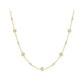 Mint Green Station Necklace