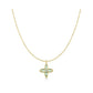 Mint Green Lucky Clover Necklace