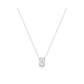 Puffed Rivulet Pave Necklace