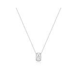 Puffed Rivulet Pave Necklace