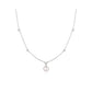 Bezel-Set Station Necklace