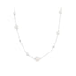 Asymmetric Shell Pearl Necklace