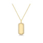 Sparkling Tag Necklace