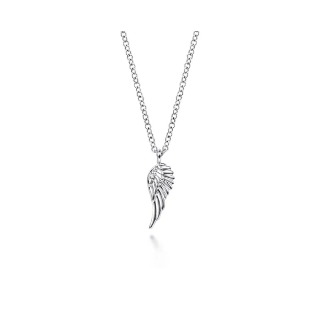 Pendant Necklace Angel Wings 925 Sterling Silver
