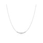 Graduated Bezel-Set Necklace