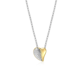 Amour Heart Pendant Necklace