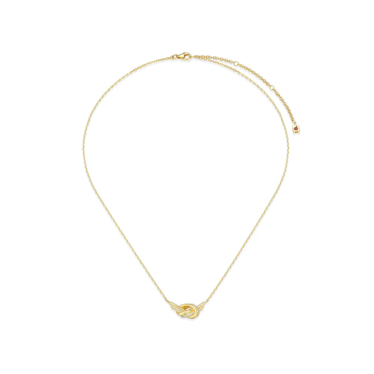 Unity Knot CZ Pendant Necklace