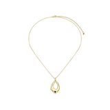 Celeste Open Hammered Pendant Necklace
