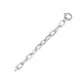 Sterling Silver Square Cable Link Bracelet 8"