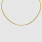 LOLA 16" 3mm Gold Tone Signature Rolo Chain