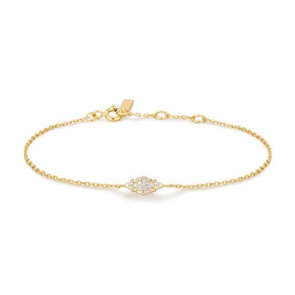 Gold Plated Pave Sparkle Bracelet