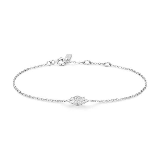 Silver Pave Sparke Bracelet
