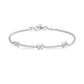 Silver Cross Station Bracelet