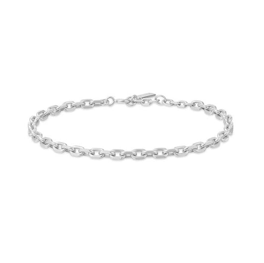 Silver Medium Chain Bracelet