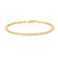 Gold Tone Medium Chain Bracelet