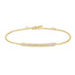 Gold Plated Pave Bar Bracele