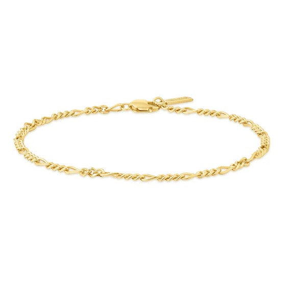 Gold Tone Filia Curb Chain Bracelet