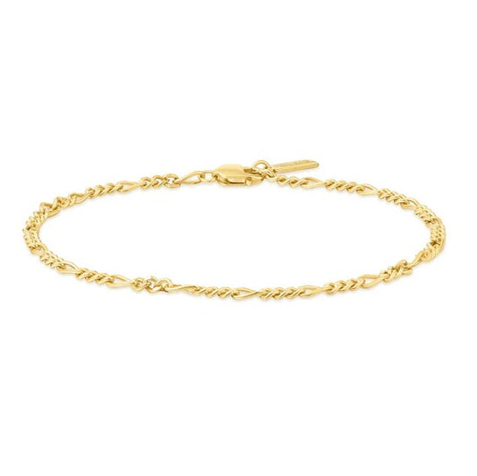 Gold Tone Filia Curb Chain Bracelet
