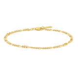 Gold Tone Filia Curb Chain Bracelet