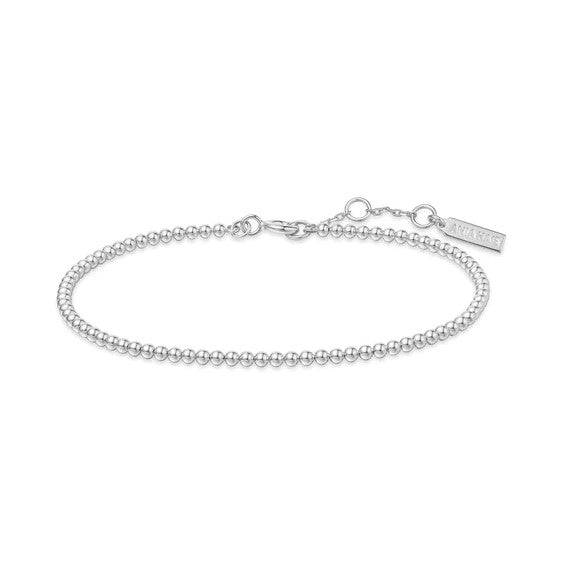 Silver Beaded Bracelet