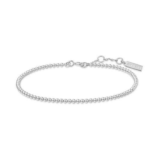 Silver Beaded Bracelet