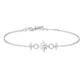 Silver Linked Star Bracelet
