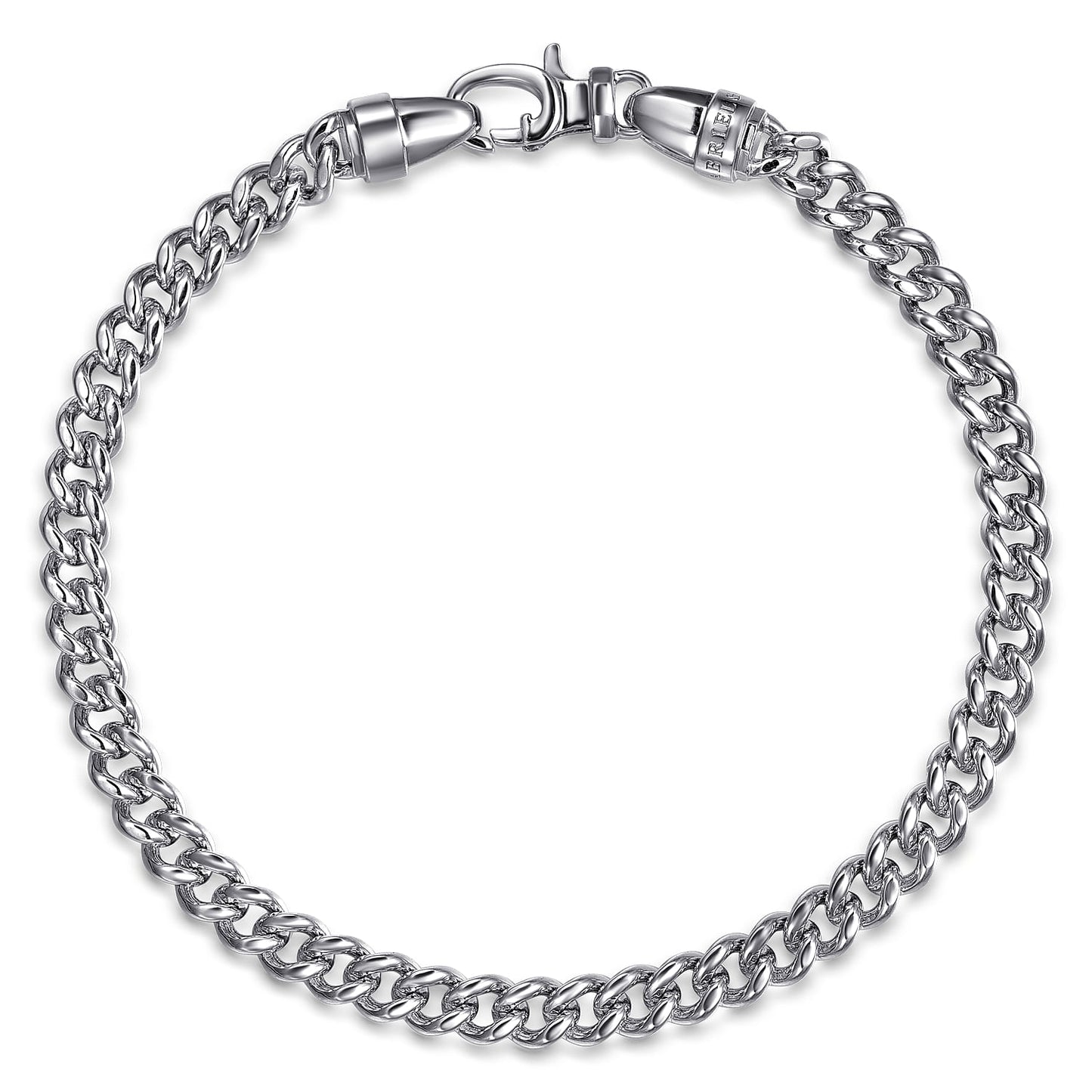 Sterling Silver 5mm Cuban Chain Link Bracelet