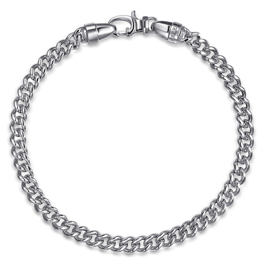 Sterling Silver 5mm Cuban Chain Link Bracelet
