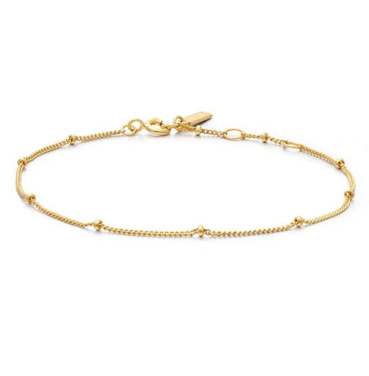 Sterling Silver Gold Plated Orb Bracelet - Ania Haie