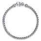 Sterling Silver 4mm Round Box Chain Bracelet