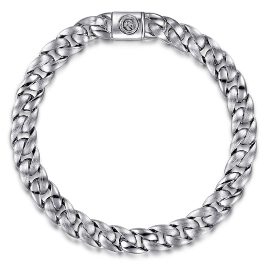 Sterling Silver Cuban Link Chain Bracelet