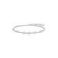 Multi Station Round Stone Chain Bracelet