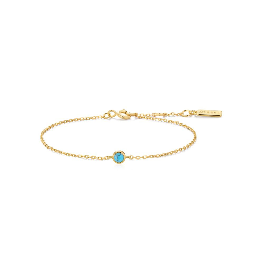 Turquoise Solitaire Bracelet