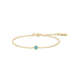 Turquoise Solitaire Bracelet