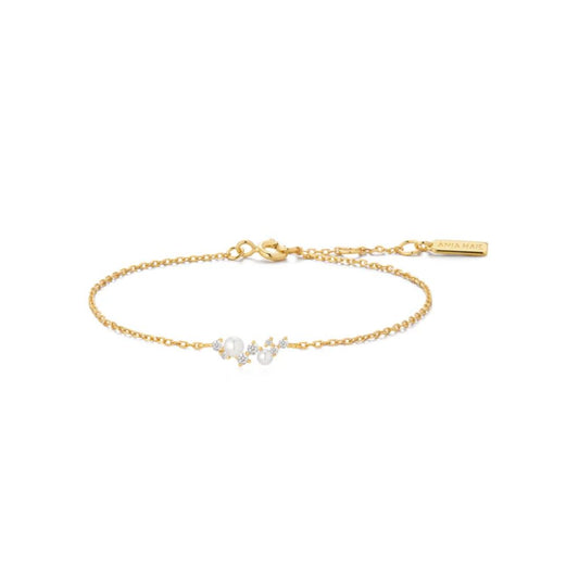 Shell Pearl Cluster Bracelet