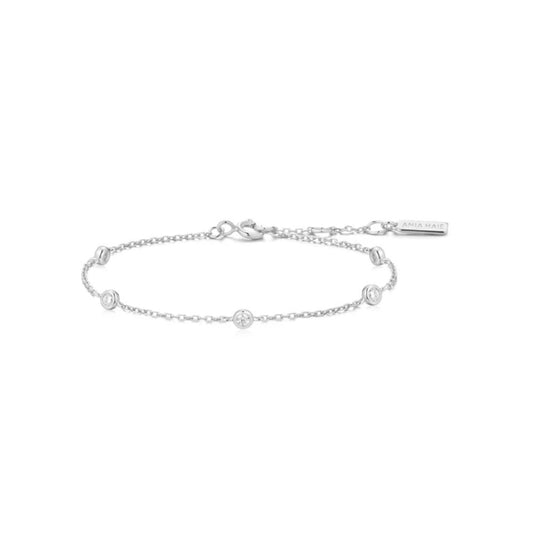 Classic Bezel-Set Station Bracelet