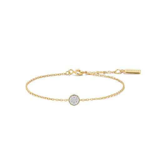 Pave Disc Bracelet