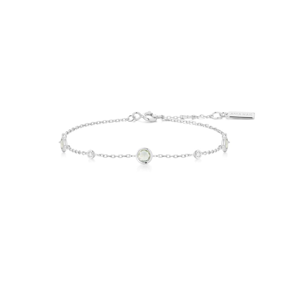 Mint Green Station Bracelet