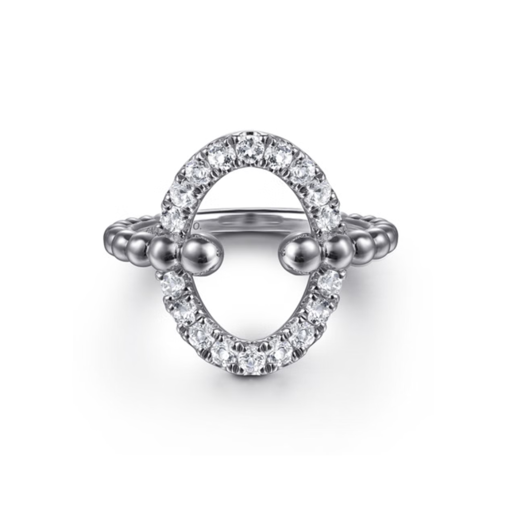925 Sterling Silver Bujukan and White Sapphire Ladies Ring